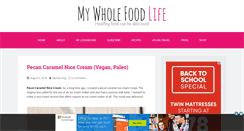 Desktop Screenshot of mywholefoodlife.com